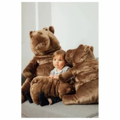 Peluche Mon Hippo Edgar | Gris foncé