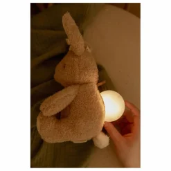 Peluche musicale et lumineuse Lapin | Crème