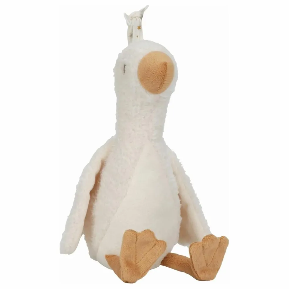 Peluche musicale et lumineuse Oie | Blanc