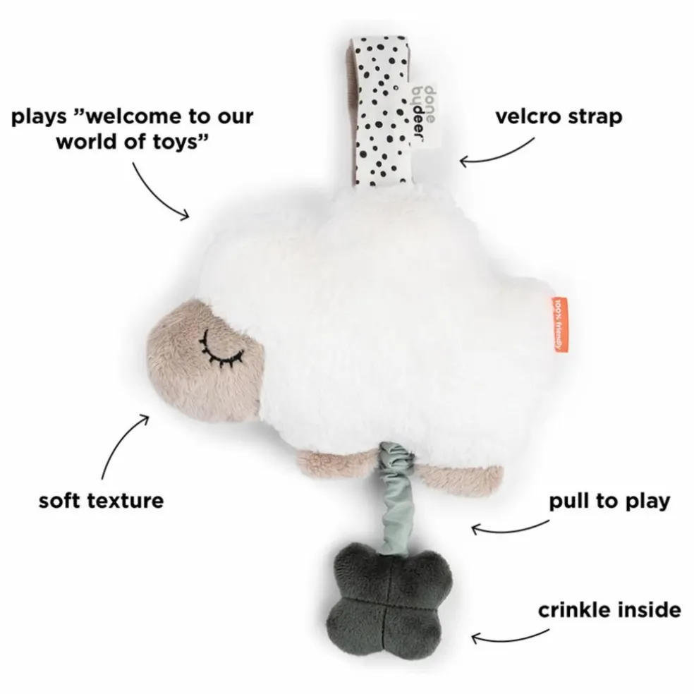 Peluche musicale Sheepy | Sable