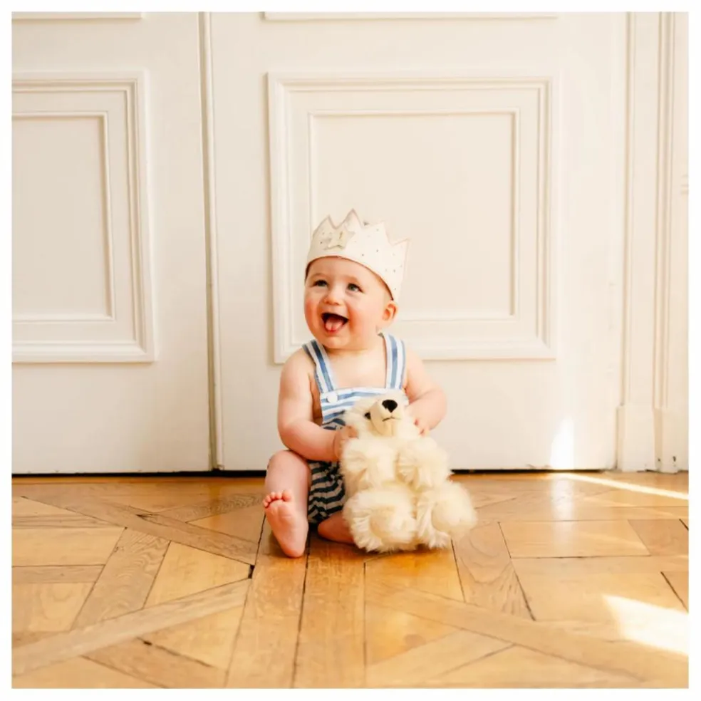 Peluche Ours Jules 20 cm | Crème