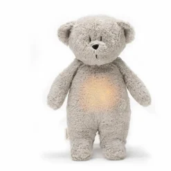 Peluche Ourson veilleuse musicale | Gris