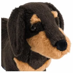 Peluche Teckel Eugène 25 cm | Noir