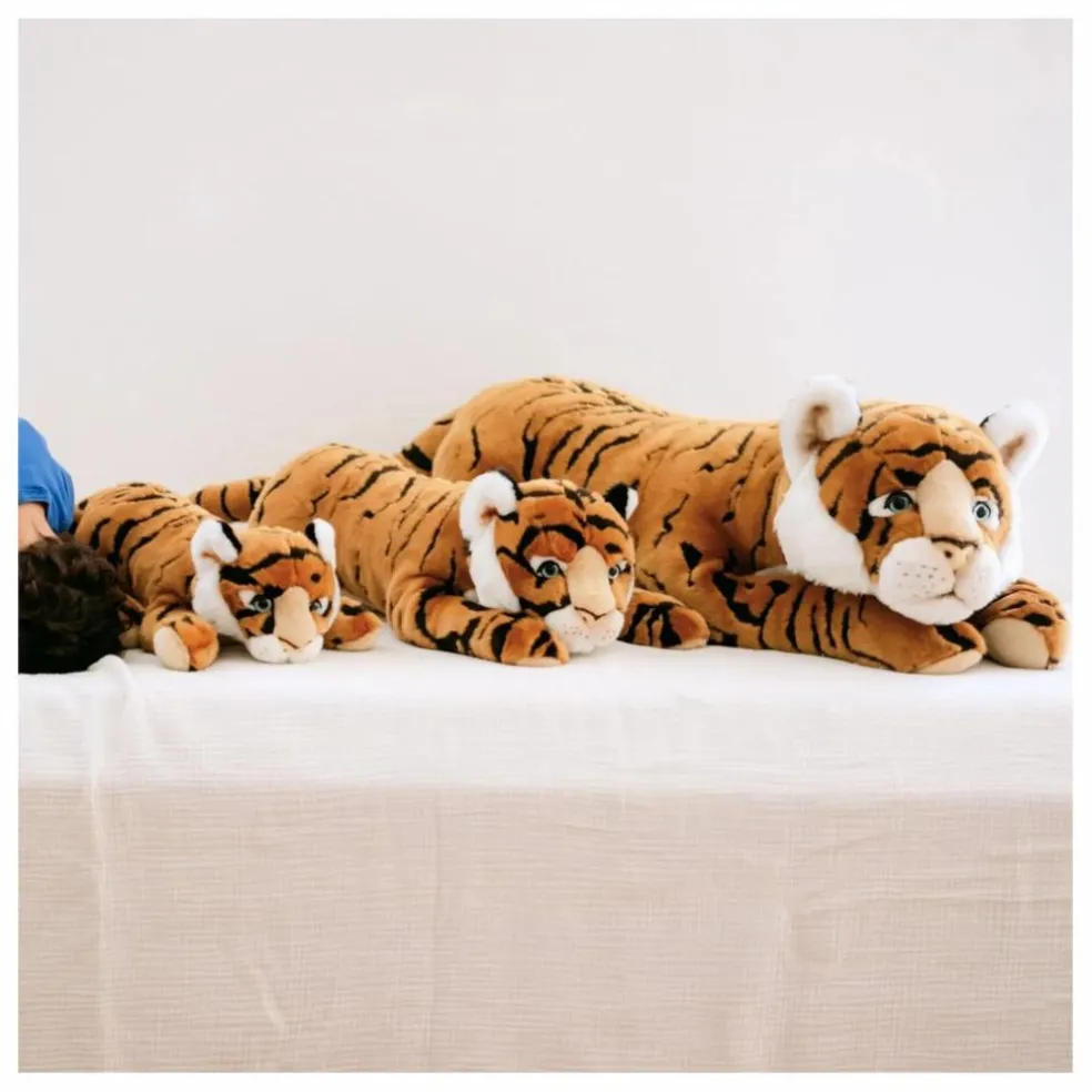 Peluche Tigre César 35 cm | Orange