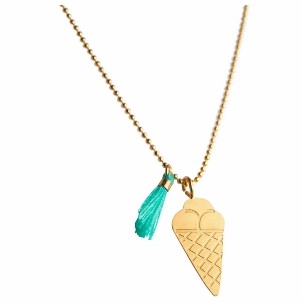 Pendentif Glace | Doré