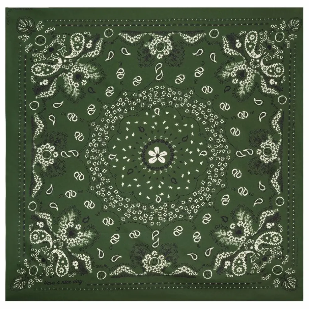 Petit Bandana Soie | Vert