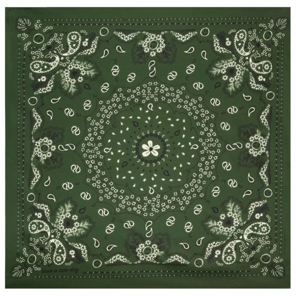Petit Bandana Soie | Vert