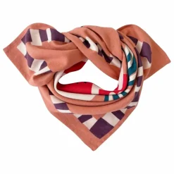 Petit foulard Manika | Orange Rouille
