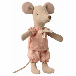 Petite sœur souris dans sa boîte d'allumettes
