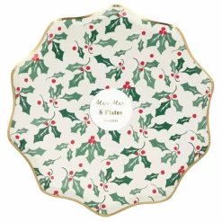 Petites assiettes Houx - set de 8