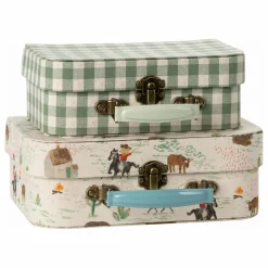 Petites valises de rangement Pony - Set de 2