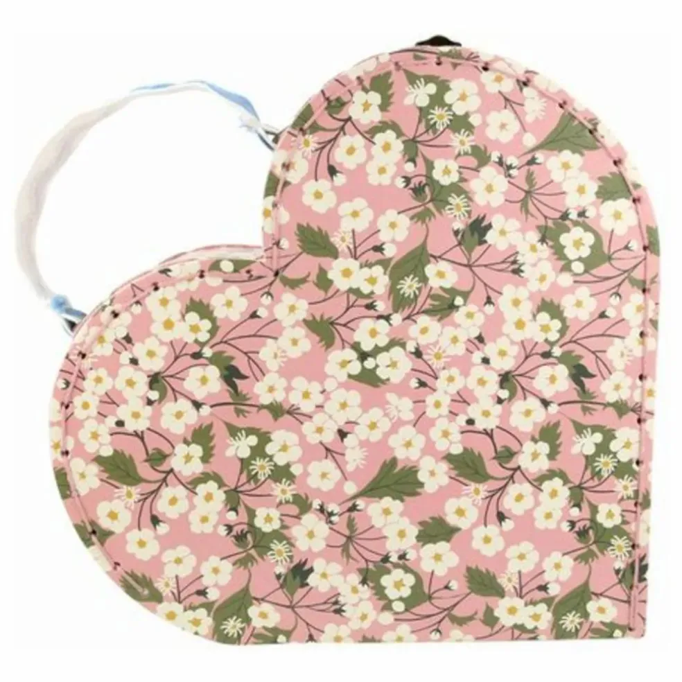 Petites valises de rangement Cœurs - Meri Meri x Liberty
