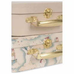 Petites valises en carton Let it snow - Set de 2 | Beige