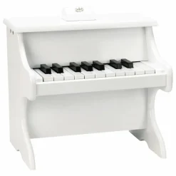 Piano 18 touches avec partitions | Blanc