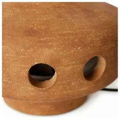 Pied de lampe en céramique | Terre