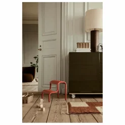 Pied de lampe Post en bois FSC | Chêne fumé