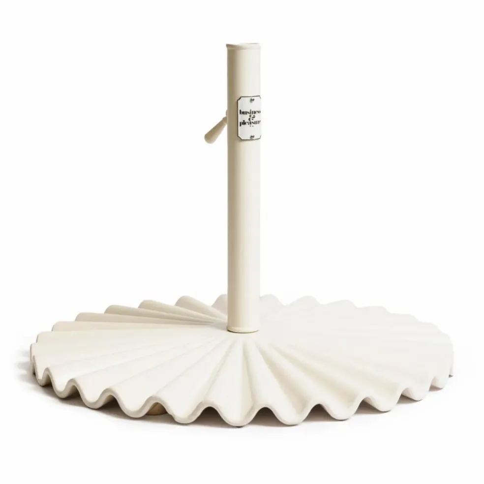 Pied de parasol moulé | Blanc