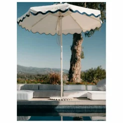 Pied de parasol moulé | Blanc
