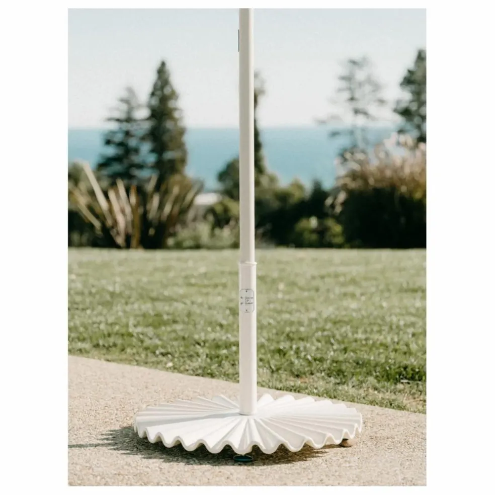 Pied de parasol moulé | Blanc