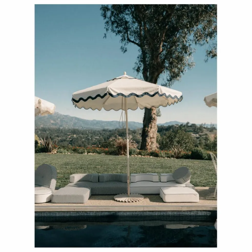 Pied de parasol moulé | Blanc