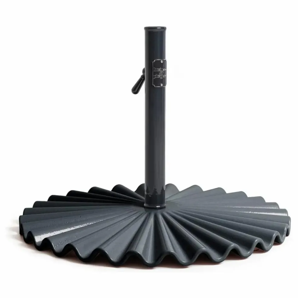 Pied de parasol moulé | Noir