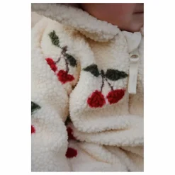 Pilote Façon Sherpa Jody Cerises Fibres Recyclées | Ecru