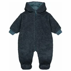 Pilote Façon Sherpa Pacha Trèfles Coton Bio | Bleu gris