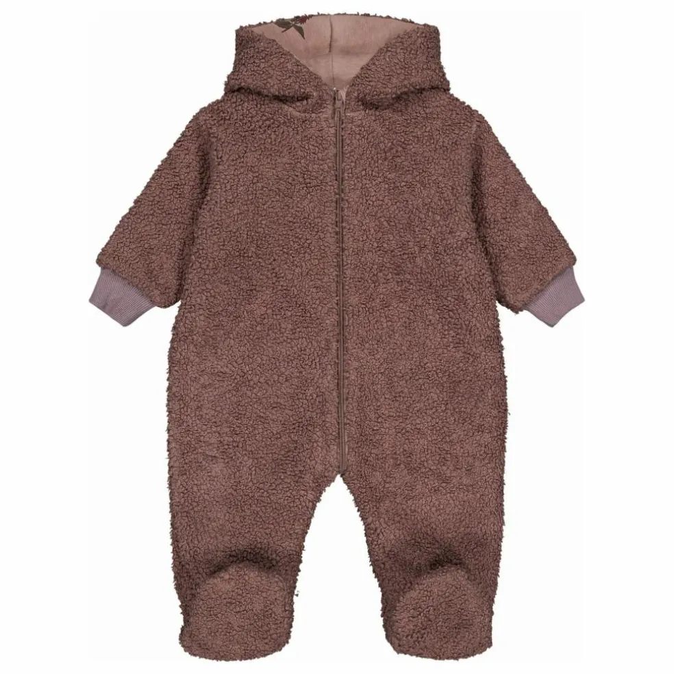 Pilote Façon Sherpa Pacha Mûres Coton Bio | Mauve