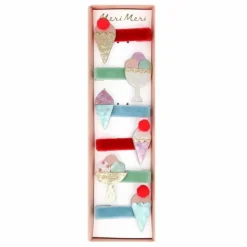Pinces à cheveux Ice Cream - Set de 6