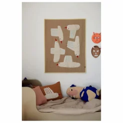 Plaid Bird en coton