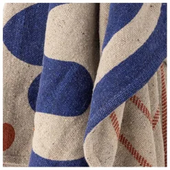 Plaid en coton recyclé Eviaya | Bleu