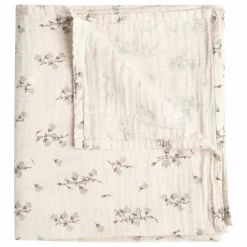 Plaid en gaze de coton Bluebell | Crème