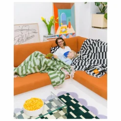 Plaid en laine Campo | Vert