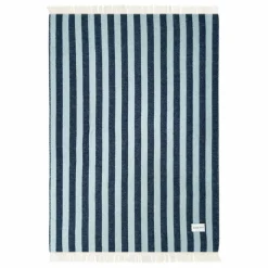 Plaid en laine Candy Wrap | Bleu marine