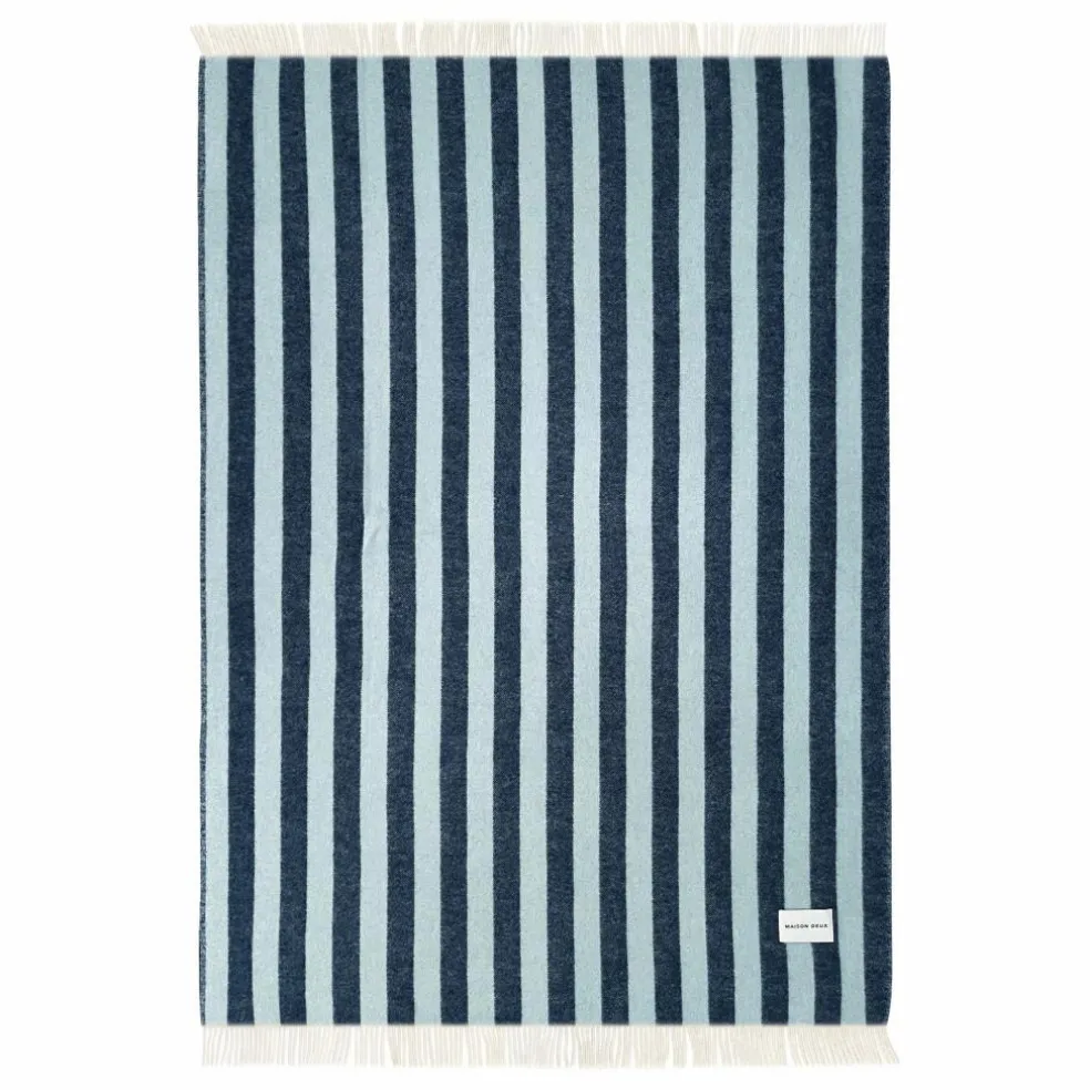 Plaid en laine Candy Wrap | Bleu marine