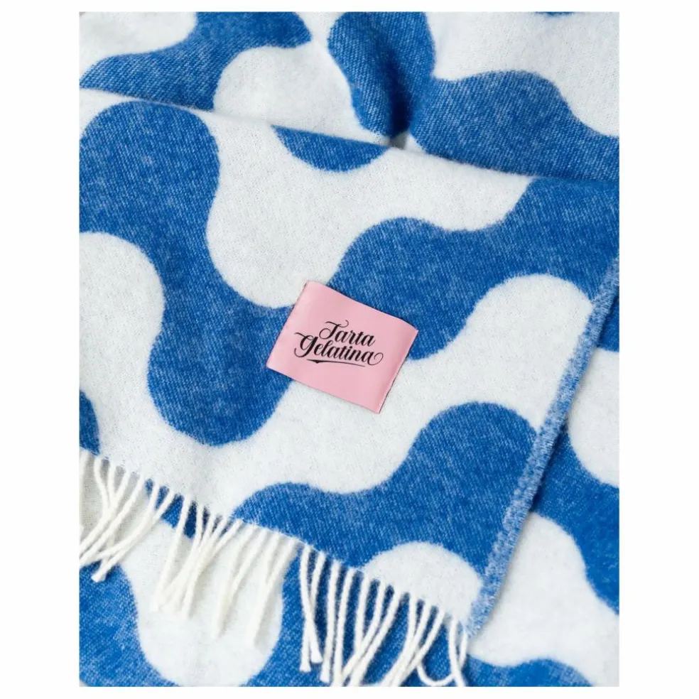 Plaid en laine Medusa | Bleu