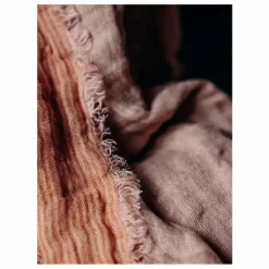 Plaid en lin Okapi | Terracotta