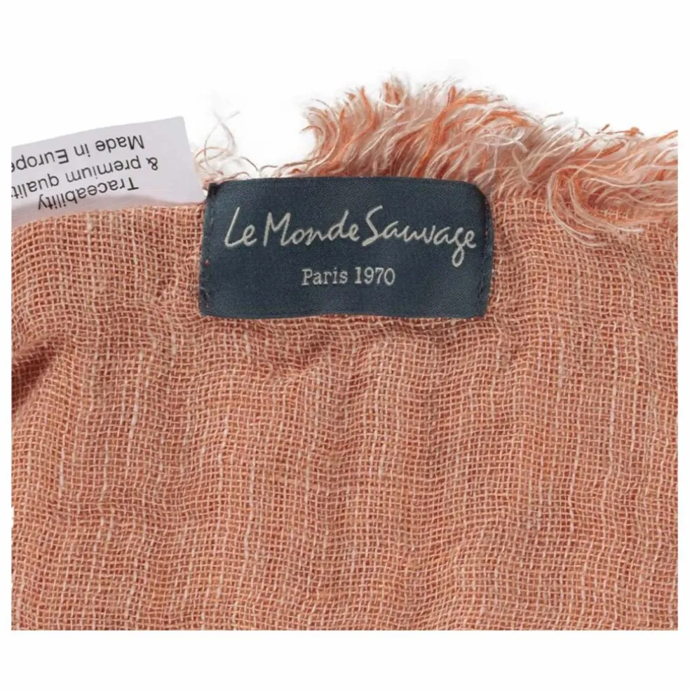 Plaid en lin Okapi | Terracotta