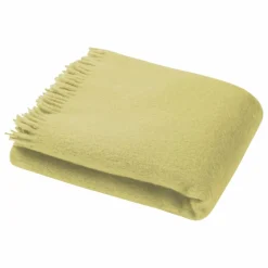 Plaid en mohair Cloud | Vert pâle