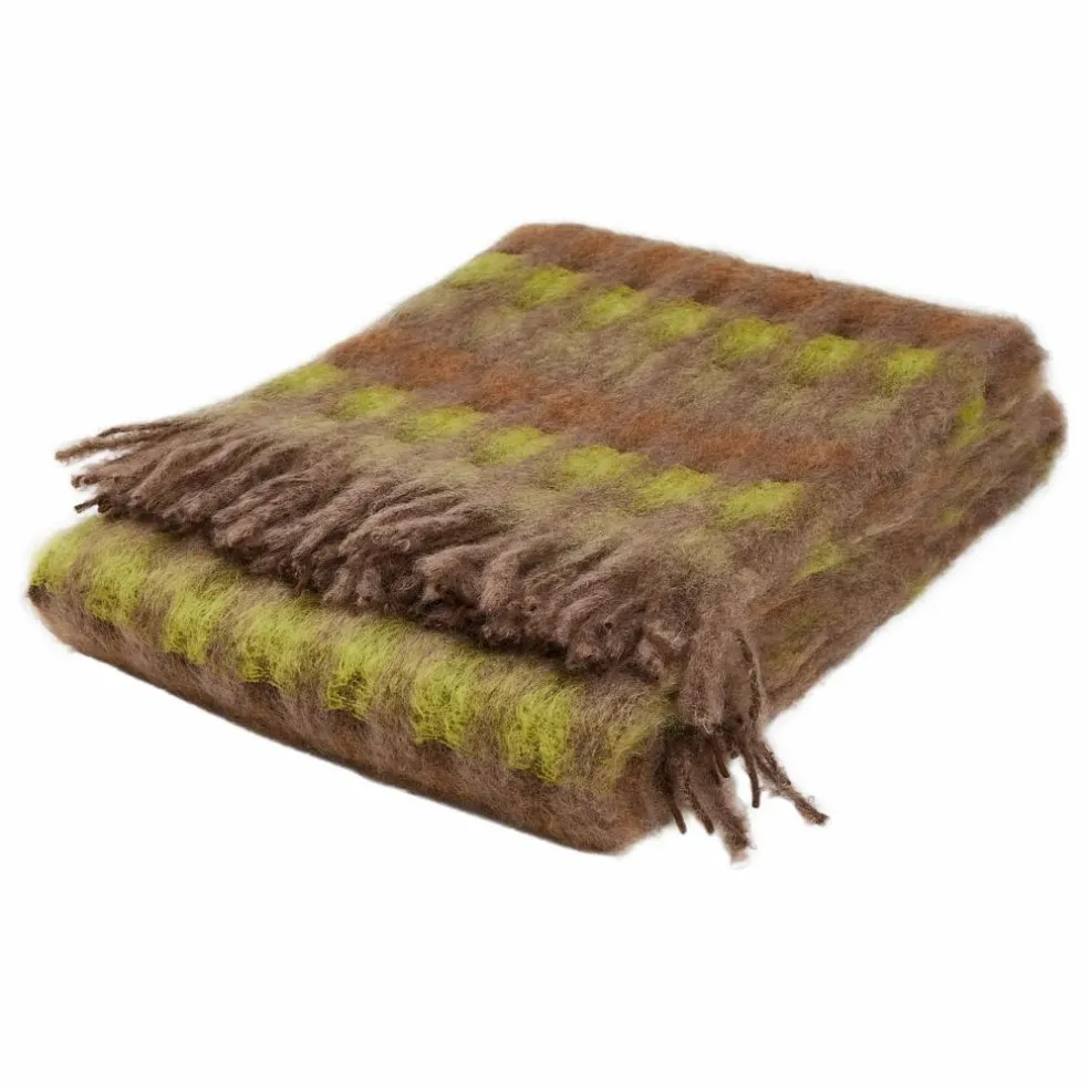 Plaid en mohair Mia | Vert