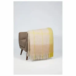 Plaid en mohair Twist Frame | Beige
