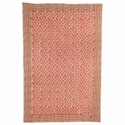 Plaid Léopard rose et totebag en coton | Rose