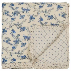 Plaid matelassé | Bleu