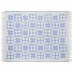 Plaid Patch Courtepointe | Bleu