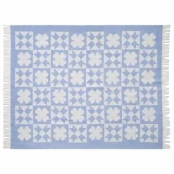 Plaid Patch Courtepointe | Bleu