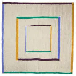 Plaid Twist en coton | Sable