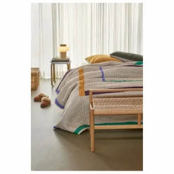 Plaid Twist en coton | Sable