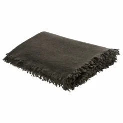 Plaid Vice Versa Frangé | Chocolat