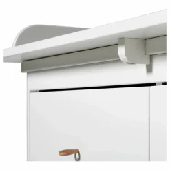 Plan à langer grand pour commode 6 tiroirs | Blanc