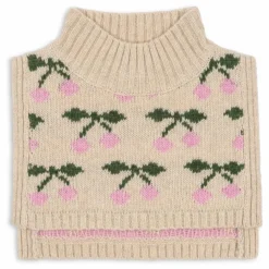 Plastron Belou Cerises Laine | Beige